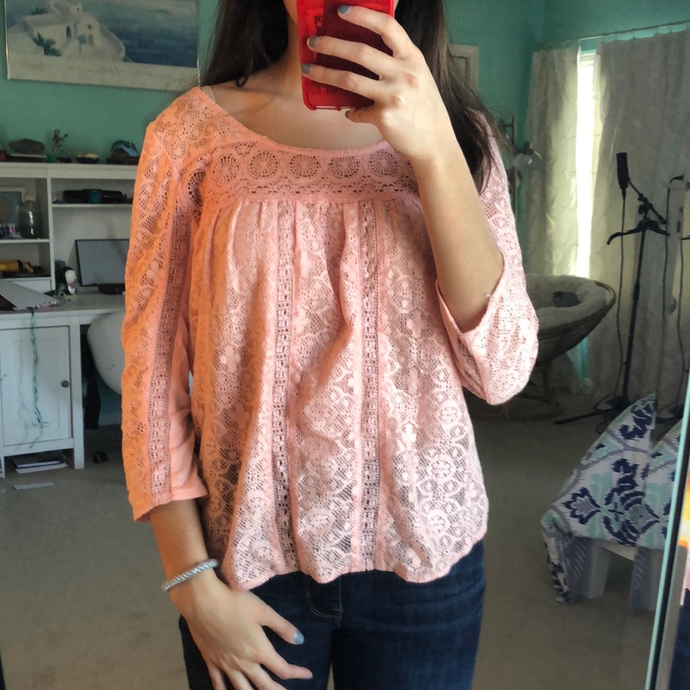 American Eagle Lacy Blouse